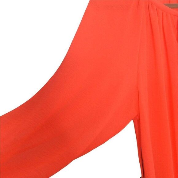 Vince Camuto  neon blouse size M - Picture 3 of 8